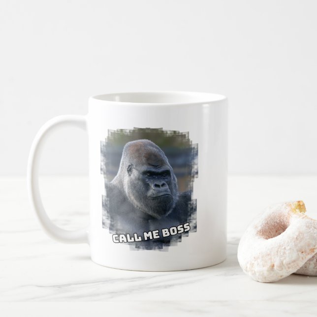 Silverback "Call Me Boss" Kaffeetasse (Mit Donut)