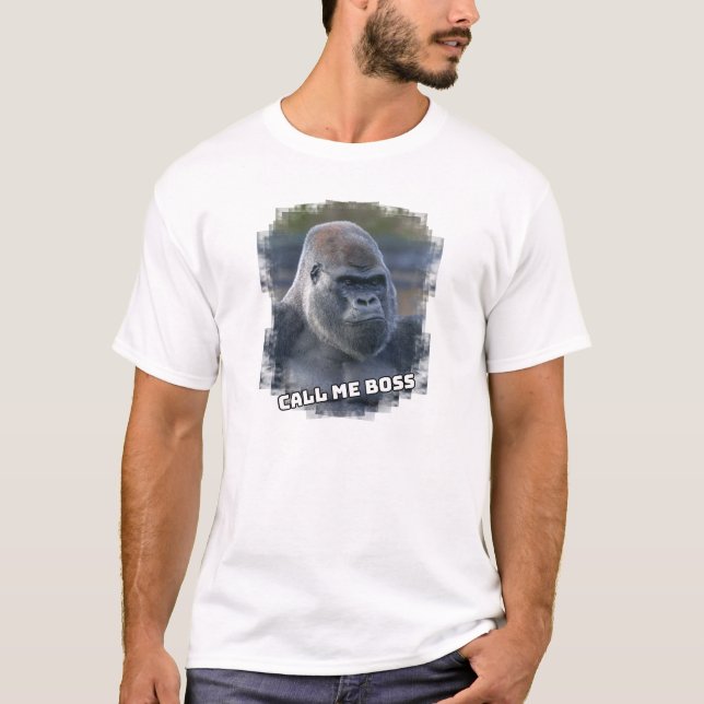 Silverback "Call Me Boss" T-Shirt (Vorderseite)