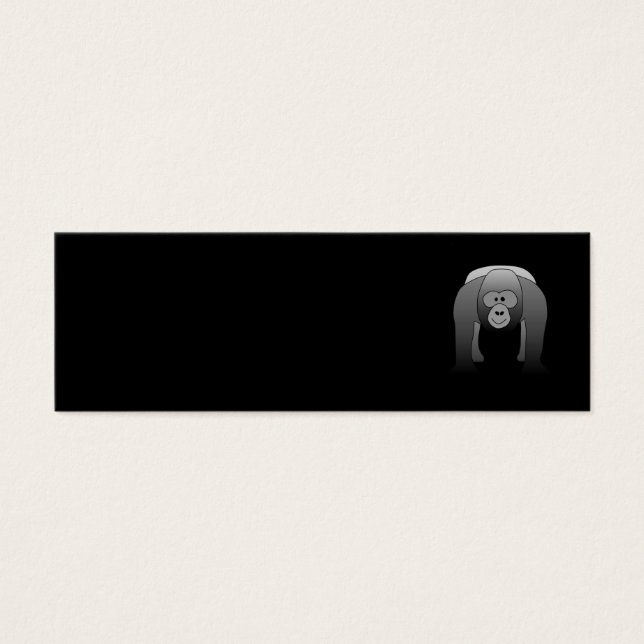 Silverback Gorilla Cartoon (Vorderseite)