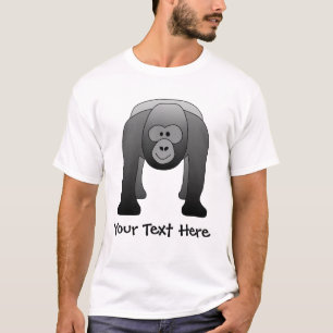 Silverback-Gorilla-Cartoon T-Shirt