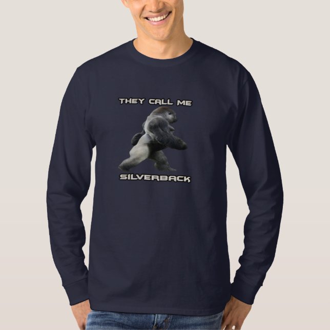 Silverback Gorilla Long T - Shirt (Vorderseite)