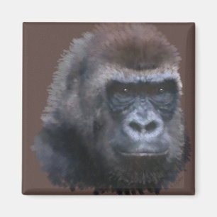 Silverback Gorilla Magnet