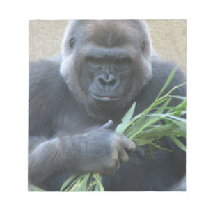 Silverback Gorilla Notepad Notizblock
