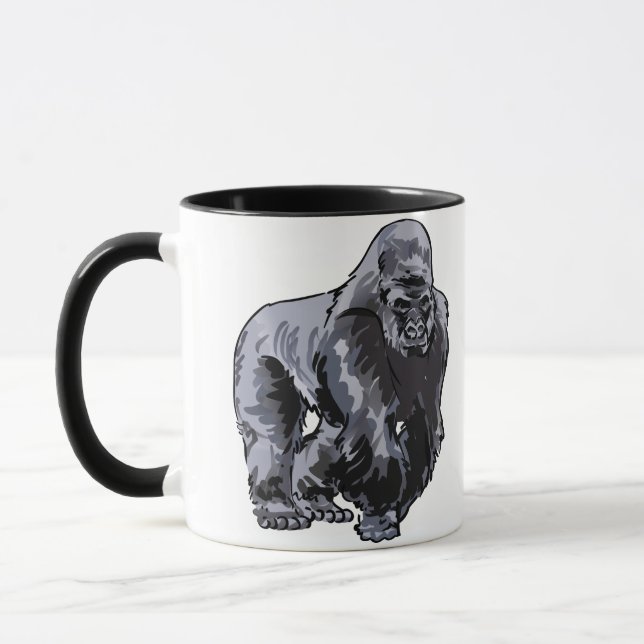 Silverback Gorilla Tasse (Links)