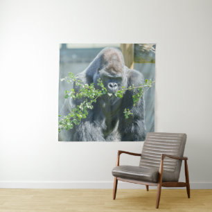 Silverback Snack Time Wandteppich