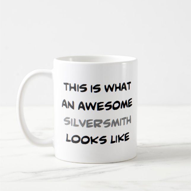 silversmith, awesome kaffeetasse (Links)