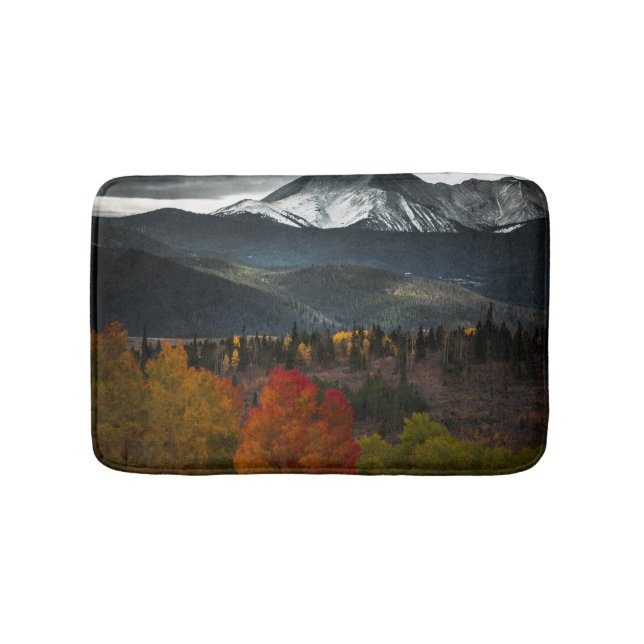 Silverthorne Berge in Colorado USA Badematte (Vorderseite)