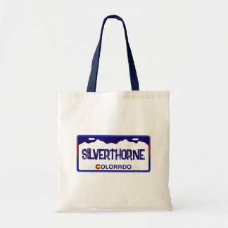 Silverthorne Colorado Blauer Nummernschild Tasche
