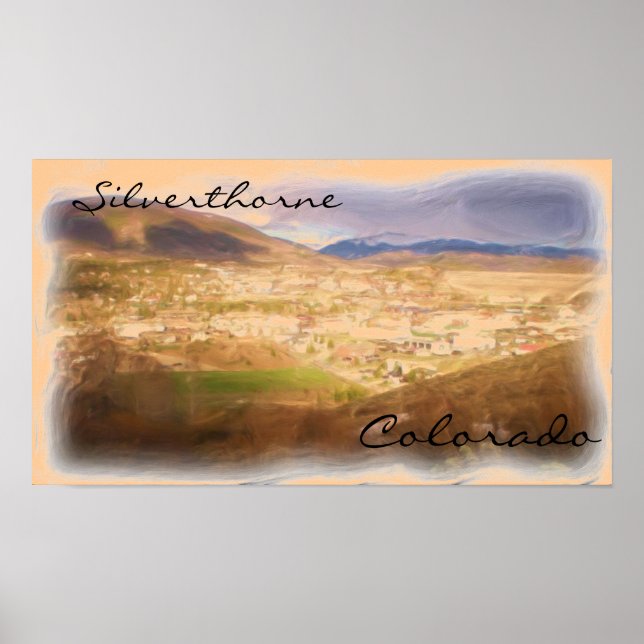 Silverthorne Colorado landschaftliches Poster (Vorne)