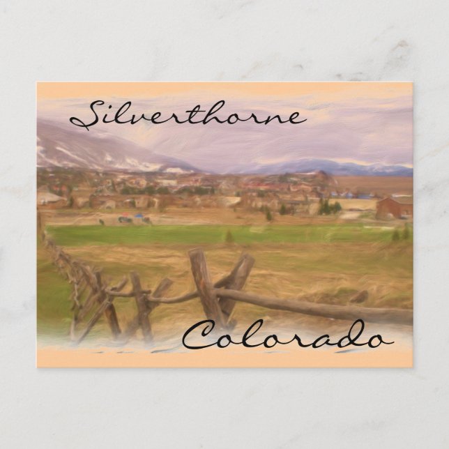 Silverthorne Colorado Postkarte (Vorderseite)