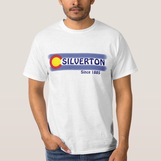 Silverton Colorado lokaler Flaggenwert T-Shirt (Vorderseite)