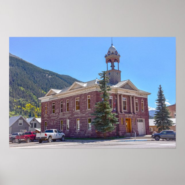 Silverton, Colorado, Rathaus Poster (Vorne)
