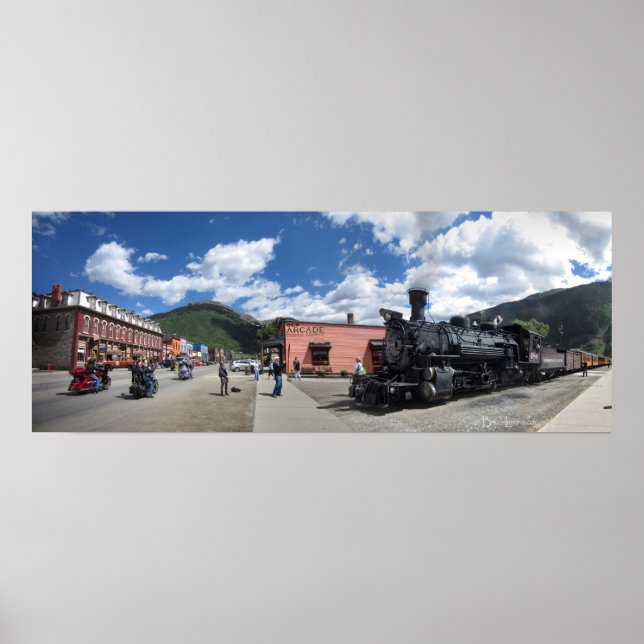 Silverton Colorado Schmalspurbahn Poster (Vorne)