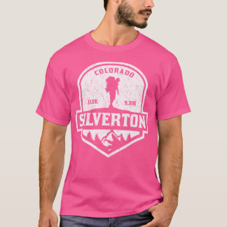 Silverton Colorado Schnee Skiaktives T-Shirt