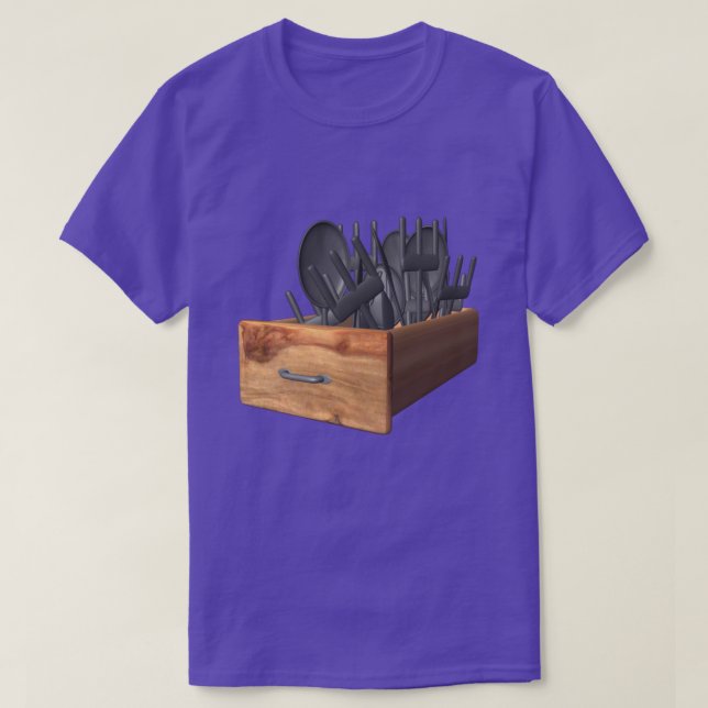 Silverware Drawer T-shirt (Design devant)