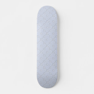Silvery Blue Background, Skulpturen, Perlen Skateboard