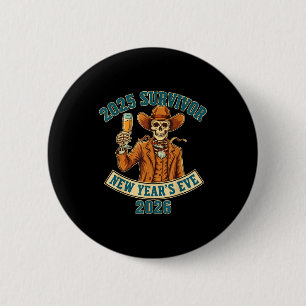 Silvester 2025 Survivor Neujahr 2026 Button