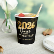 Silvester 2026 Party Gold Glitter