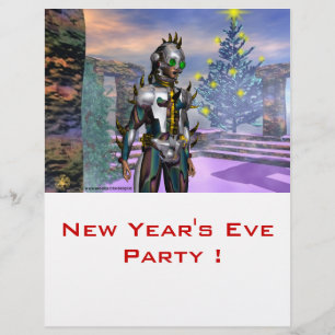 Silvester eines Cyborgs Flyer
