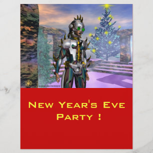 Silvester eines Cyborgs Flyer