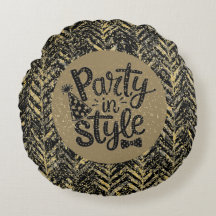 Silvester feiern,Party im Stil,Schwarz Gold Kunst