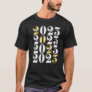 Silvester Feuerwerk NYE Feierlichkeiten Glück Neu T-Shirt