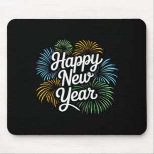 Silvester Happy New Year 2026 Party Countdown Mousepad