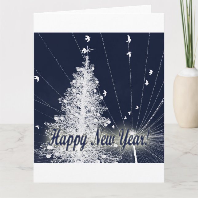 Silvester Karte (Vorderseite)