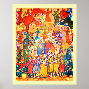 Silvester Neujahrsposter Poster