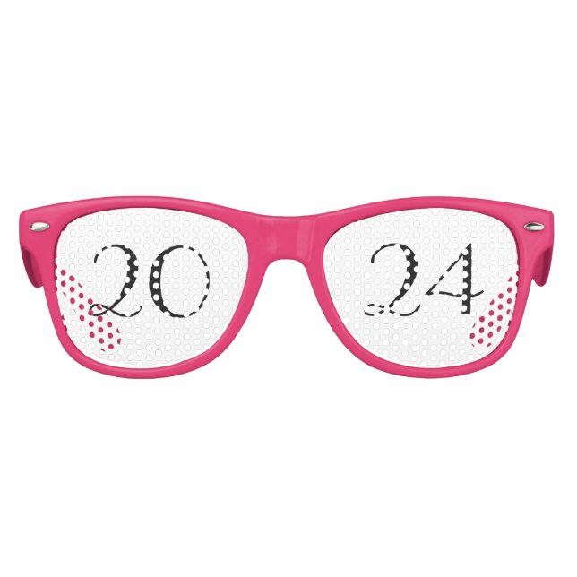 Silvester-Party-Brille 2024 Partybrille (Vorderseite)