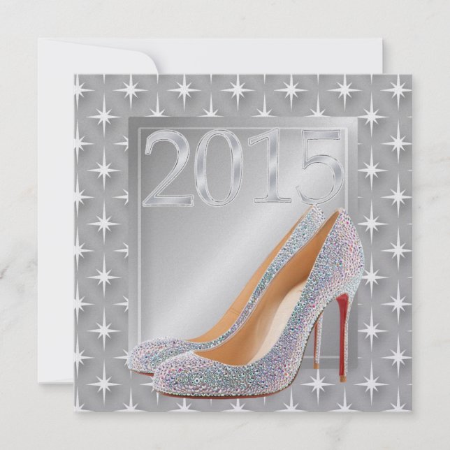 Silvester-Party Einladung (Vorderseite)