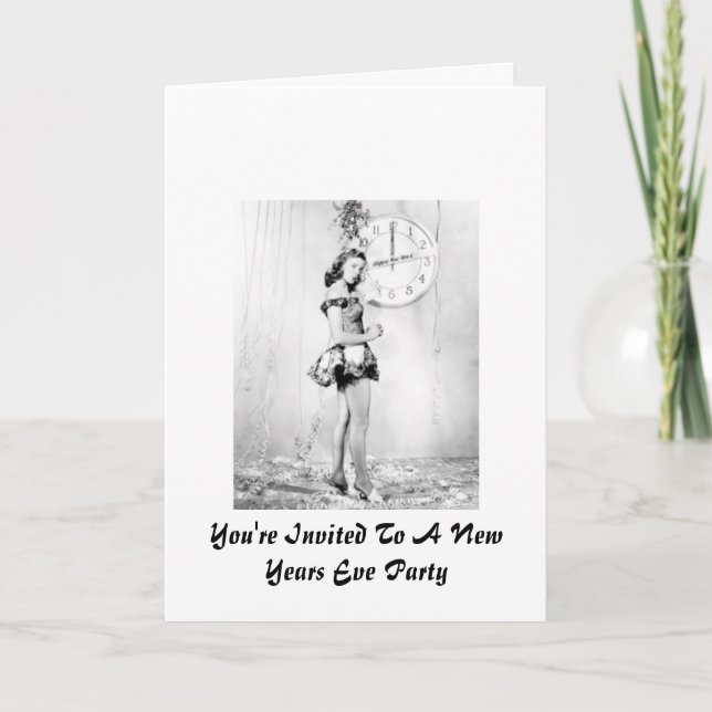 Silvester-Party-Einladung Einladung (Vorderseite)