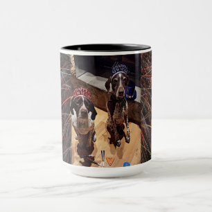 Silvester Party Hunde Fireworks Combo-Tasse Tasse