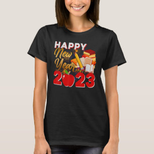 Silvester Party liefert 2023 glückliches neues Jah T-Shirt