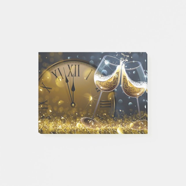 Silvester Post-it Klebezettel (Vorderseite)