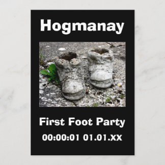 Silvester Scottish Hogmanay Party 20xx Einladung