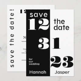 Silvesterabend 123123 Hochzeit Save the Date Einladung