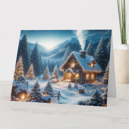 Silvesterabend im Alpenraum - Ihre eigene Botschaf Karte