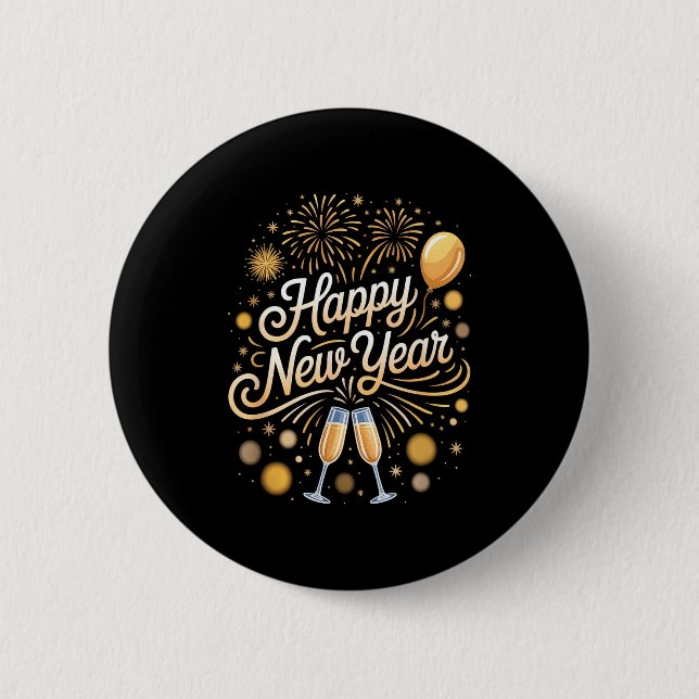 Silvesterbedarf Feuerwerk  Button (Vorderseite)