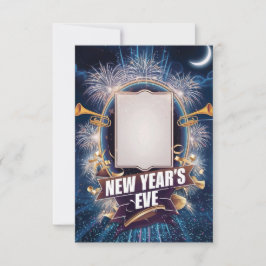 Silvestereinladungskarte für das Silvesterfest im  Einladung