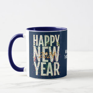 Silvesterfeuerwerk Neujahrsfeier Silvesterparty Tasse