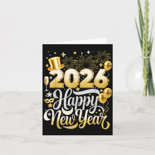 Silvesterparty 2026 Nye Lustige Familienübereinsti Karte