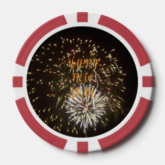 Silvesterparty-Dekoration / Gefallenheit - Feuerwe Pokerchips