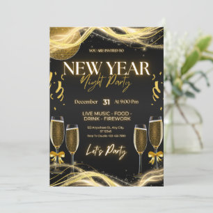 Silvesterparty-Einladung Einladung