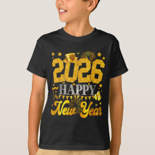 Silvesterpartybedarf 2026 Frohes Neues Jahr F T-Shirt