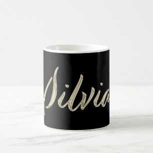 Silvia white gold Handwriting Tasse de café