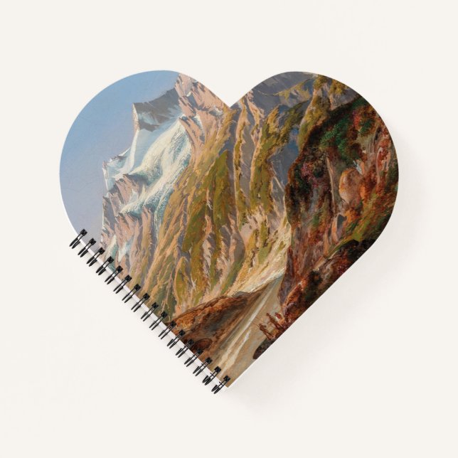 Silvretta Berglandschaft - Ignaz Dorn Notizbuch (Vorderseite)