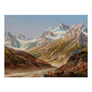 Silvretta Berglandschaft - Ignaz Dorn Poster