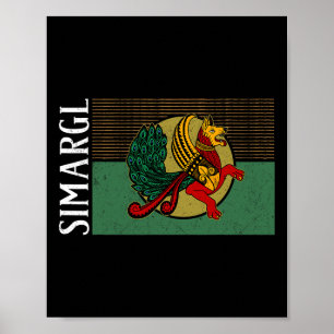 Simargl Heidentum Hund Nordische Abstammung Nation Poster
