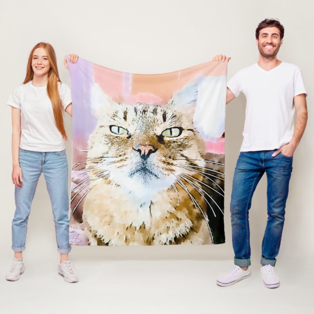 Simba der gestreifte König Fleecedecke (Beispiel)